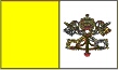 Vatikanstadt Flagge Fahne Flag