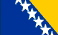Bosnien-Herzegovina Flagge Fahne
