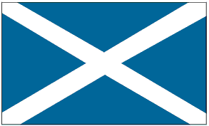 Schottland Flagge