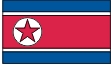 Nord Korea Flagge