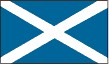 Schottland Flagge St. Andrews - Andreaskreuz